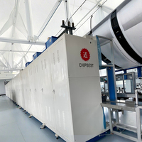 Ligne de production entièrement automatique à grande vitesse de serviettes hygiéniques féminines avec composants PLC, machine de découpe 400-600 pièces/min, 380V 100KW