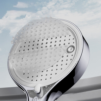 Pommeau de Douche Portable Professionnel 6 Fonctions en Plastique ABS avec Filtration Effet Pluie pour Projets Hôteliers et Vente en Gros