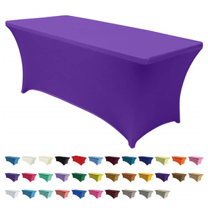Housse de table en spandex, extensible, pour lit de <span class=keywords><strong>spa</strong></span>, 4-6-8ft - Product Image 3