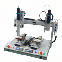 Distributeur de colle à résine époxy électrique entièrement automatique avec colle froide et colle thermofusible pour ordinateurs portables et étuis de téléphone portable