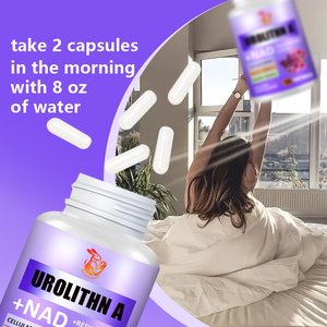 Cápsulas de Urolithin A al por mayor de fábrica, Resveratrol, CoQ10, Niacinamida, Curcumina, Energía Celular, Cápsulas para la Fuerza Muscular - Product Image 3