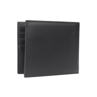 Portefeuille court en cuir PU à motif géométrique, porte-cartes bicolore, étiquette privée, portefeuille personnalisé pour homme