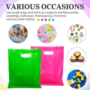Bolsas de Plástico Grandes de 16 x 18 Pulgadas con Asa Troquelada Desechables para Compras Comerciales - Product Image 3