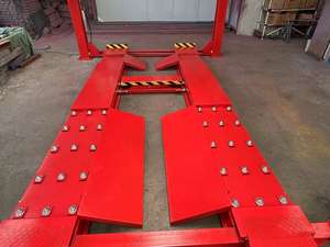 Werkstatt 4T 5 T Vierpfosten-Hebebühne mit CE <span class=keywords><strong>4</strong></span>-poligem Heber für Rad ausrichtung service <span class=keywords><strong>4</strong></span>/5 Tonnen <span class=keywords><strong>4</strong></span>-polige Hebe maschine - Product Image 5