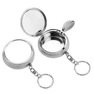 พวงกุญแจที่เขี่ยบุหรี่โลหะแบบเปล่าสำหรับงานซับลิเมชั่น ปรับแต่งเองได้ พวงกุญแจที่เขี่ยบุหรี่โลหะ ดีไซน์แบบลอย 45 องศา - Product Image 2