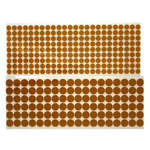 Gold Finger High Temperature <b>Tape</b> Die Cut Round Square Irregular Shape <b>Brown</b> PI Polyimide Insulating Adhesive 0.05mm 0.08mm - Product Image 4