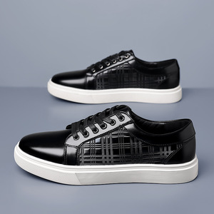 Anti-<b>slip</b> <b>Slip</b>-<b>On</b> Walking Style <b>Shoes</b> Hard-wearing Cushioning Pu Upper Luxury Fashion <b>Waterproof</b> Customize Brand Men Autumn - Product Image 4