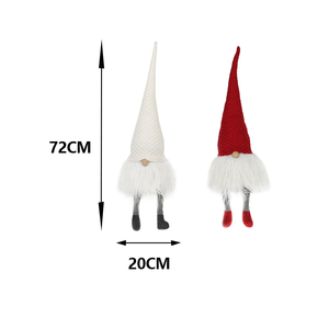 Venta al por mayor de <span class=keywords><strong>gnomos</strong></span> de Navidad <span class=keywords><strong>grandes</strong></span> nórdicos adornos de piernas flexibles decoraciones para el hogar - Product Image 2