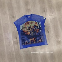T-shirt RoughPlay Madness, tendance, style streetwear américain vintage, été, manches courtes