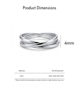 Offre Spéciale Bague ronde en argent sterling 925 en métal minimaliste personnalisé avec placage au rhodium pour les mariages et les fêtes pour femmes hommes