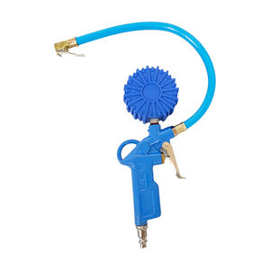 เกจวัดแรงดันลมยางแบบกลไกพร้อมตัวเชื่อมต่อแบบรวดเร็วและดีไซน์แบบจุ่มน้ำมัน ช่วงการวัด 0-220 psi - Product Image 2