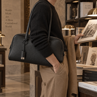 Sac à main pour femme en cuir PU imperméable, fermeture à glissière, doublure en polyester, sac à main pour le travail, le bureau, le quotidien, sac fourre-tout