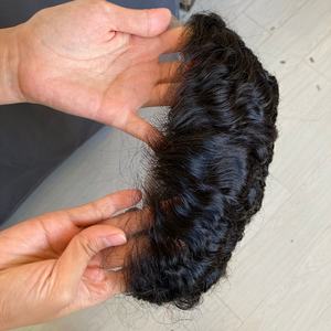 วิกผมลูกไม้ HD แบบ Deep Wave ความหนาแน่น 180% ขนาด 40 นิ้ว ผมแท้แบบติดลูกไม้ด้านหน้า ผมบราซิลเรียงเส้น - Product Image 5