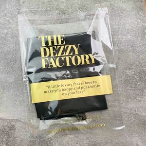 Bolsa OPP con Logotipo Dorado Impreso, Bolsa de Plástico Personalizada para Ropa, Bolsa para Empacar Jeans y Camisetas para Mujer, Bolsa para Boutique - Product Image 5