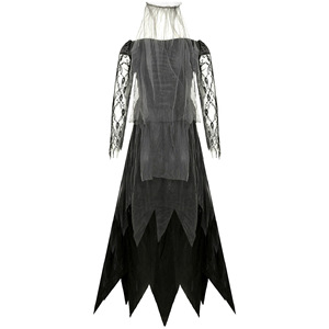 Costume de mariée vampire pour Halloween, déguisement de démon, uniforme d'Halloween - Product Image 5