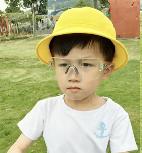 定制透明安全眼镜CE <span class=keywords><strong>EN166</strong></span>认证防雾防护PC塑料儿童护眼眼镜 - Product Image 1