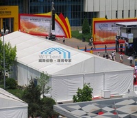 15x15m 15x18m événement pour tente salle de mariage remorque lieu bâtiment chapiteau tente extérieure cassette plancher toile transparente