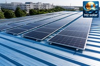 H2 Solar Nicht-Durchdringendes Metalldach-Solarklemmsystem Hakenklemme EPDM Wasserdicht Thailand C&I