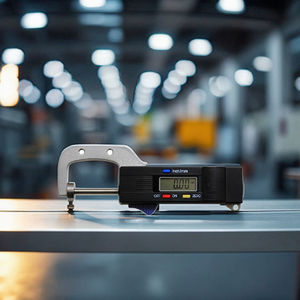 Medidor de espessura plástico digital com display LCD e bateria (TA206) - Product Image 5