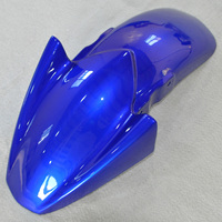 Carénage en plastique ABS XF-4088-02 pour moto GSX650F 2008-2013, kit peint bleu et blanc avec trous pré-percés