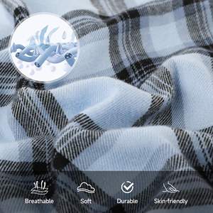 <span class=keywords><strong>Pantaloncini</strong></span> <span class=keywords><strong>pigiama</strong></span> <span class=keywords><strong>da</strong></span> <span class=keywords><strong>uomo</strong></span> in tessuto a quadri XL con tasche, fondo traspirante per la casa - Product Image 2