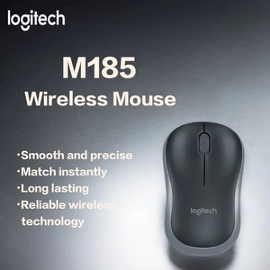 Ratón inalámbrico Logitech M185, ratón óptico portátil ergonómico silencioso de 2,4G para ordenador portátil, escritorio, oficina, uso doméstico - Product Image 6