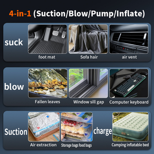 Blowing and sucking 2in1 Super Power Cordless Air <b>Duster</b> Rechargeable Durable Dust Blower for Computer Keyboard 3Gear Adjustable - Product Image 5