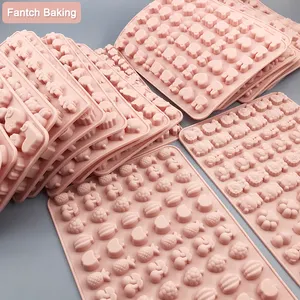 Simpatici dolci creativi a forma di frutta cartone animato con caramelle gommose in Silicone stampo per cioccolato