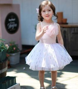 Vêtements pour enfants en gros, robe de fête sans manches Western Prince pour petites filles, fabriquée en Chine - Product Image 3