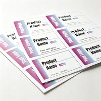 Etiquetas Personalizadas para Viales de 3ml-30ml, Impresión PP, Adhesivo de Péptidos Fujian, PVC Vinilo, Código de Barras, Impermeables, Secado Rápido, Resistentes a los Rayos UV y al Calor
