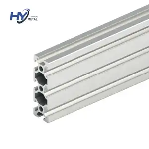 1 PCS đen Anodizing thị trường châu Âu cửa ra vào và cửa sổ nhôm trượt hồ sơ