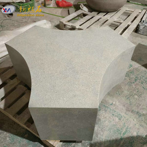 Nuevos Materiales de Construcción de Piedra, Banco de Hormigón GRC Gris de Alta Resistencia, Muebles para Parques Interiores y Exteriores - Product Image 1