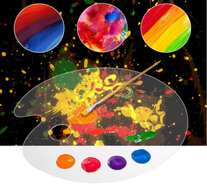 <span class=keywords><strong>Palette</strong></span> de <span class=keywords><strong>peinture</strong></span> d'artiste <span class=keywords><strong>transparente</strong></span> mise à niveau facile propre <span class=keywords><strong>palette</strong></span> de <span class=keywords><strong>peinture</strong></span> Portable acrylique claire avec Film protecteur - Product Image 6