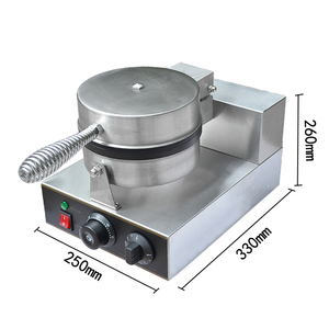 <span class=keywords><strong>4</strong></span> en forme de coeur Gaufrier Électrique À Tête Unique Four À Gaufres Commerciale Scones Muffin Four Crêpière - Product Image 5