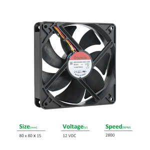 Ventilador Axial de Refrigeración para Gabinete SUNON EEC0252B3-000C-G99 120x120x25mm 24VDC 84mA 2.0W 2200RPM 75CFM con Rodamiento de Bolas, Eléctrico, OEM - Product Image 2