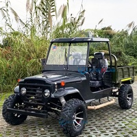 Véhicule utilitaire Jeep ZHENDA 400cc/350cc, nouveau buggy UTV tout-terrain, essence, 2 places, sièges en cuir souple, peinture 3K avancée