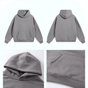 Sudadera con Capucha Extra Grande de Lujo, 400-500 g/m², Algodón y Poliéster, Lisa, Unisex, Personalizable, Estilo Urbano, para Invierno - Product Image 3