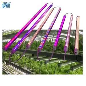 2024 popüler yeni ürünler kapalı bitki işık 4FT 8 ayaklar T8 tam spektrum 1200mm 18W /25W led büyümek entegre tüp 8 ışıkları