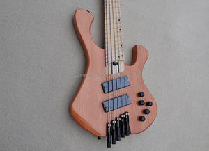 Guitare électrique sans tête Flyoung, <span class=keywords><strong>5</strong></span> <span class=keywords><strong>cordes</strong></span>, basses électriques, instrument à <span class=keywords><strong>cordes</strong></span>, corps en acajou - Product Image 2