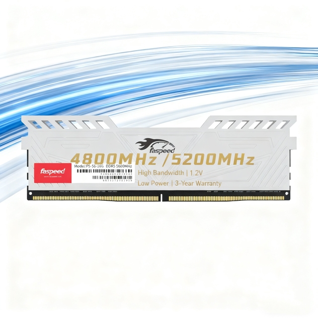 Faspeed DDR5 5600MHz UDIMM Laptop RAM 8GB 16GB 32GB OEM Low Latency Desktop Stock 3-Year Warranty