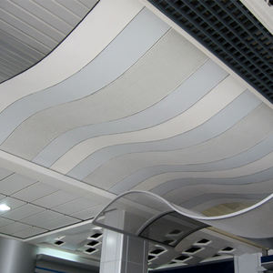 مصنع خفيفة الوزن علقت شنقا موجة منحني لوح سقف من الألومنيوم السعر - Product Image 3