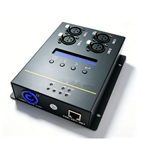Convertisseur ArtNet vers DMX512 pour éclairage de scène, nœud bidirectionnel 4 ports avec PoE, LED RGBW, DJ, discothèque, événements de mariage