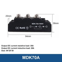 Nouveau Module de Diode Anti-retour à énergie bidirectionnelle MDK 25A 40A 55A 70A 90A 110A pont photovoltaïque solaire Diode Protection de courant