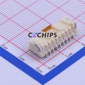 BM09B-PASS-TFT(LF)(SN) Wire-to-Board Pin Header SMD,P=2mm Connector 1x9P 2mm Vertical Mount PA - Product Image 2