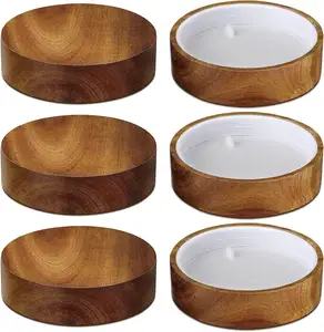 Wooden Mason Lid Screw Replacement Lids Wooden lids for jars Wide Mouth Glass