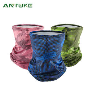 Antuke - Mascarilla Facial de Seda de Hielo con Estampado, Mascarilla de Ciclismo para Hombre, Protección Solar para Exteriores, Cubrecabezas, Bufanda Facial Completa - Product Image 1