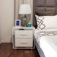 Ensemble de Chambre Moderne Queen Size 20JEAA001, Lit King Design Miroir