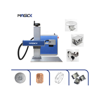 Machine de marquage laser 50W 60W 100W Machine de marquage laser de bijoux d'étiquette d'oreille d'animal en métal
