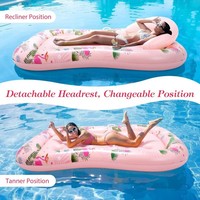 Nouveau design 2026 – Lit flottant gonflable en PVC pour piscine et mer, idéal pour la détente estivale – Vente en gros usine