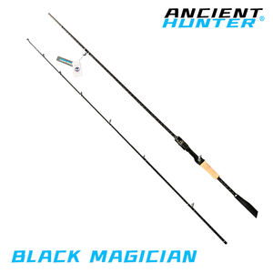 Canne à pêche Spinning et Casting de 2.1m, 5-15g, 5-15lb, japon, 30T, carbone, 3A, bois, Guide Fuji - Product Image 3